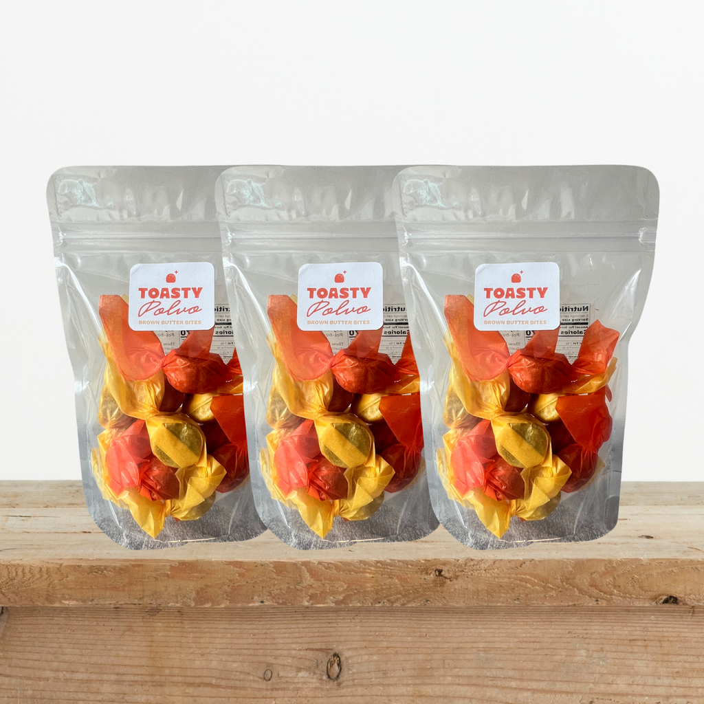Brown Butter Bites (Set of 3) – Toasty Polvo’s Signature Polvoron